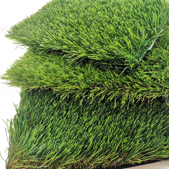 Bedste kvalitet 40mm bl&oslash;dt gr&oslash;nt kunstgr&aelig;s