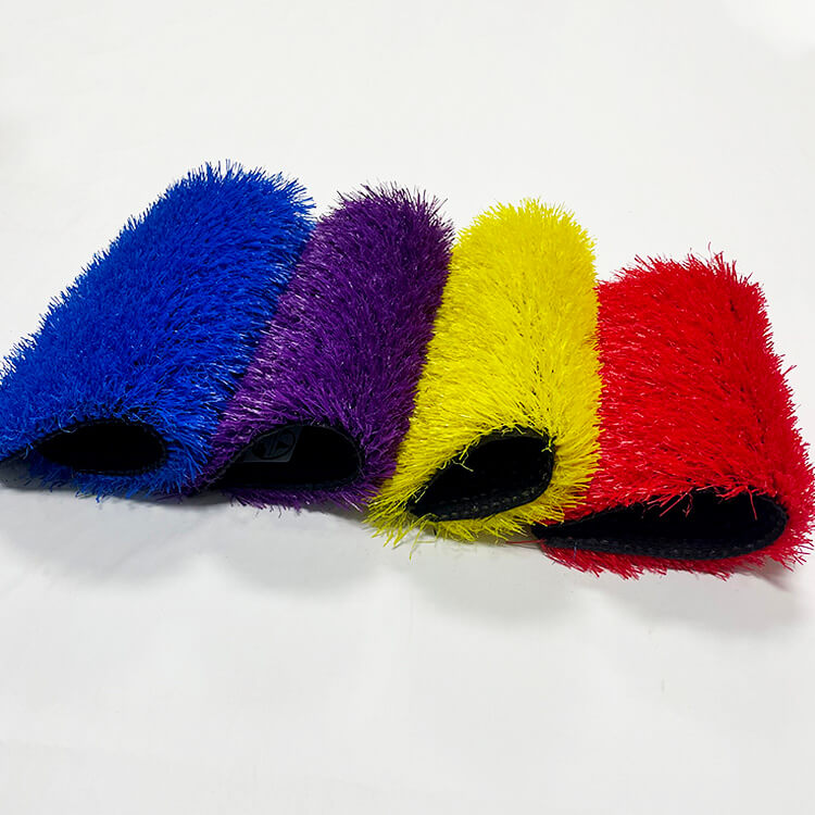 farvet kunstgr&aelig;sfabrik